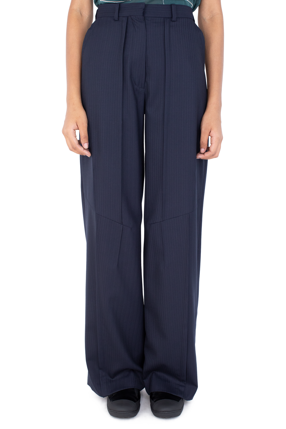 TRIPOLINA Tailored Trousers — Navy