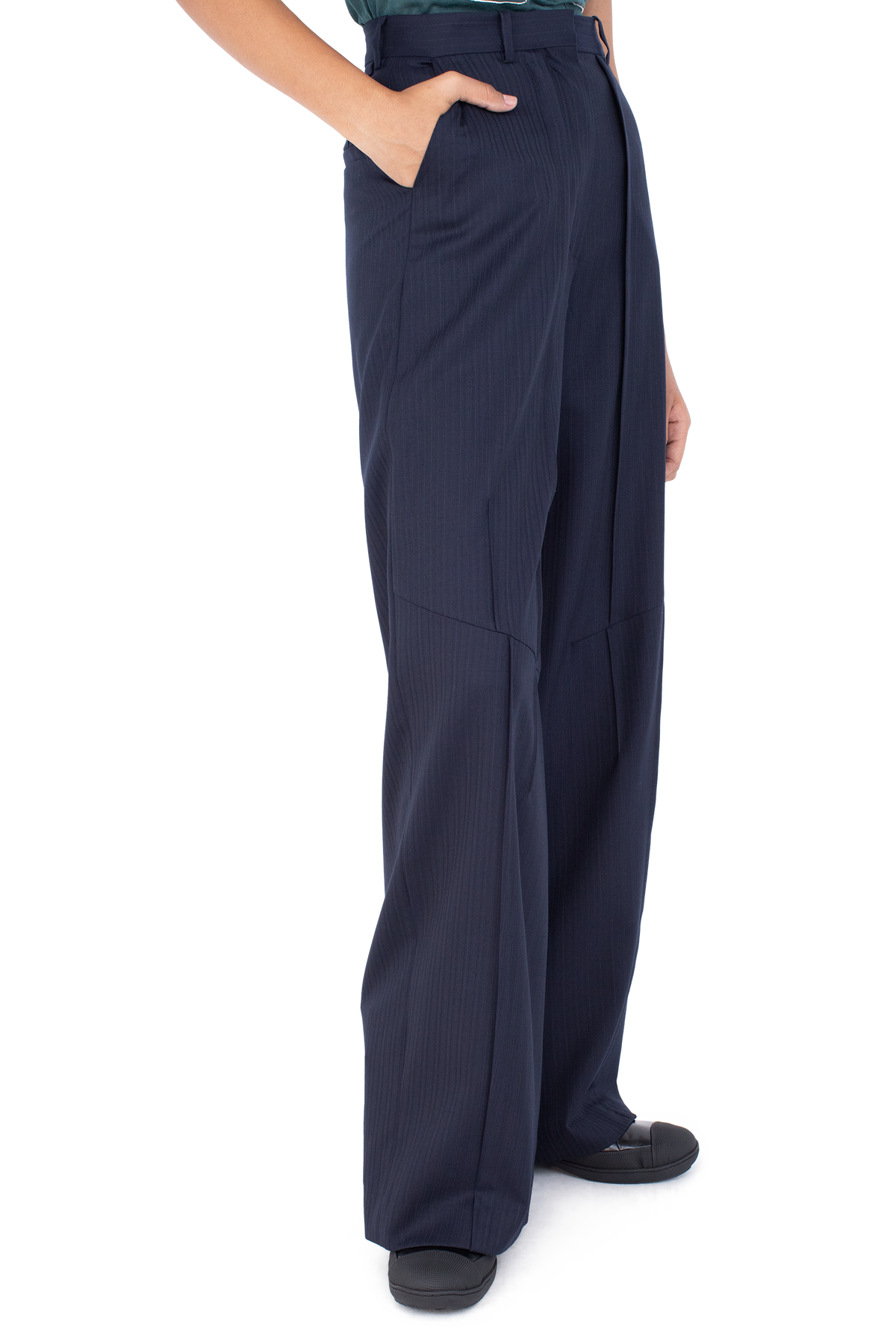 TRIPOLINA Tailored Trousers — Navy