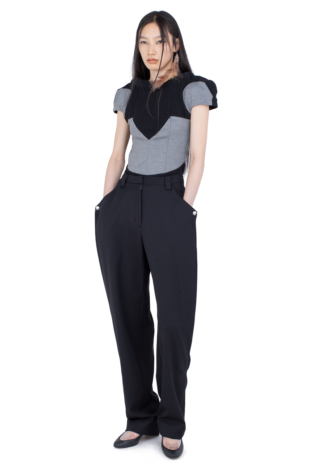 COMPASS Jersey Top —  Iron Grey / Black  (Exclusive)