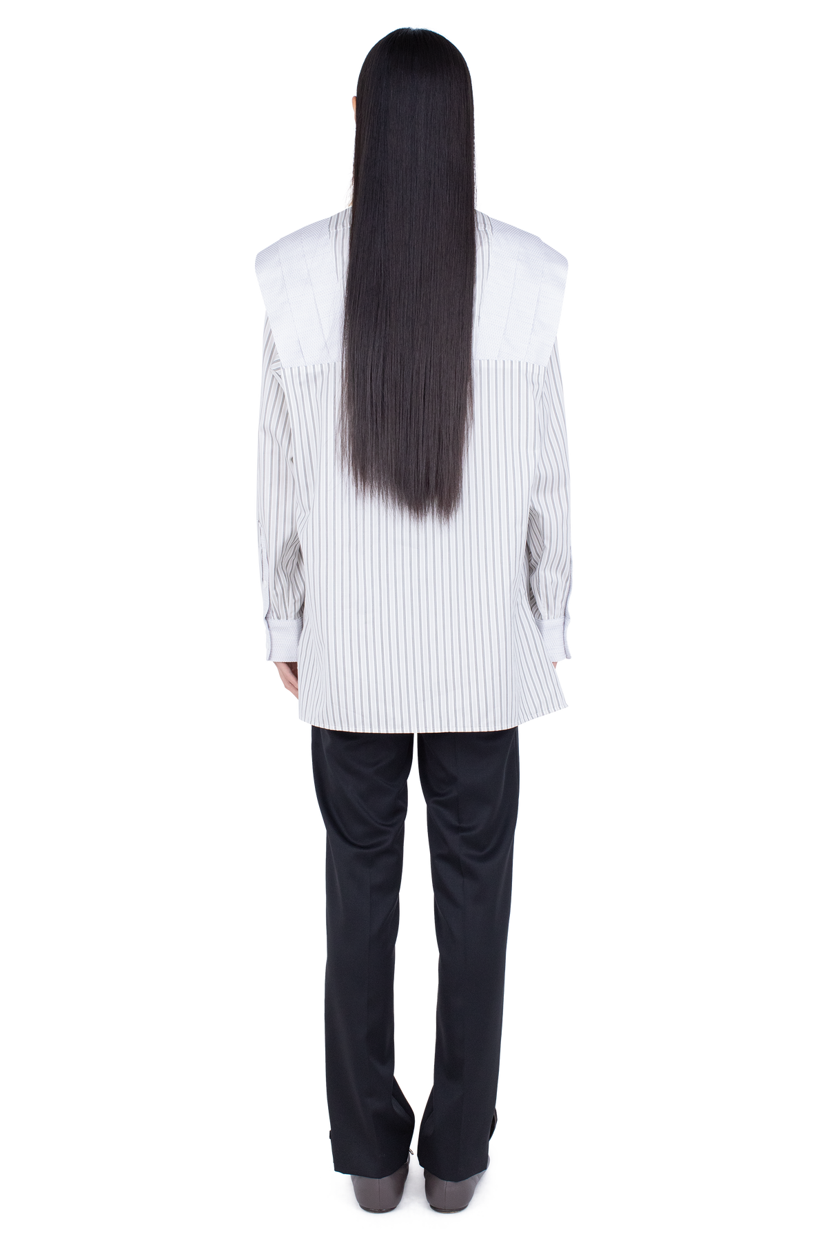 HERMEN Shirt —  Khaki & Beige / White & Navy  (Exclusive)