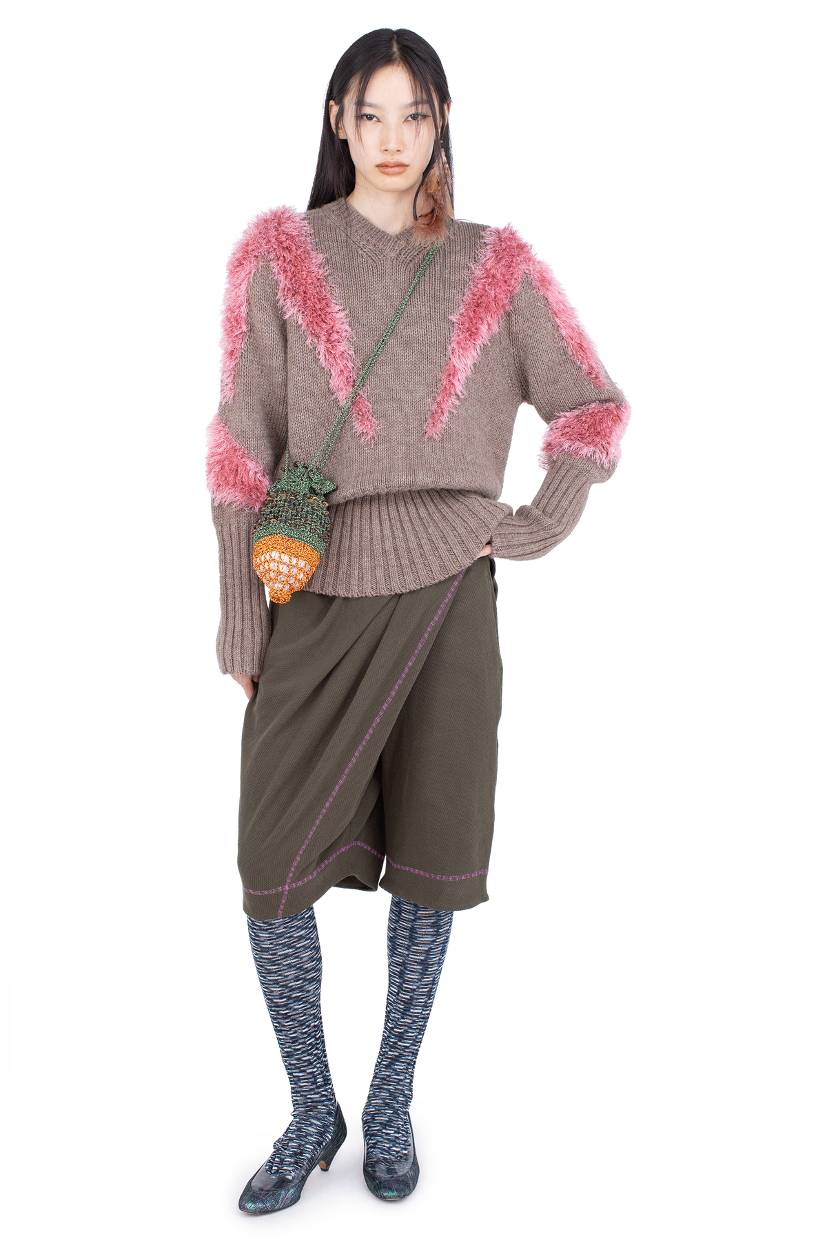 PETREL Draped Culottes — Cedar Green