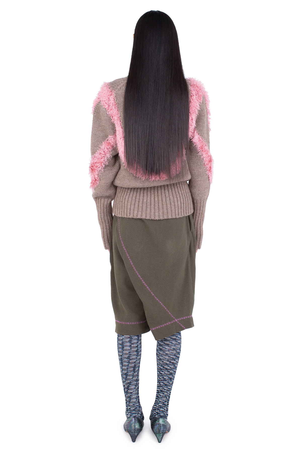 PETREL Draped Culottes — Cedar Green
