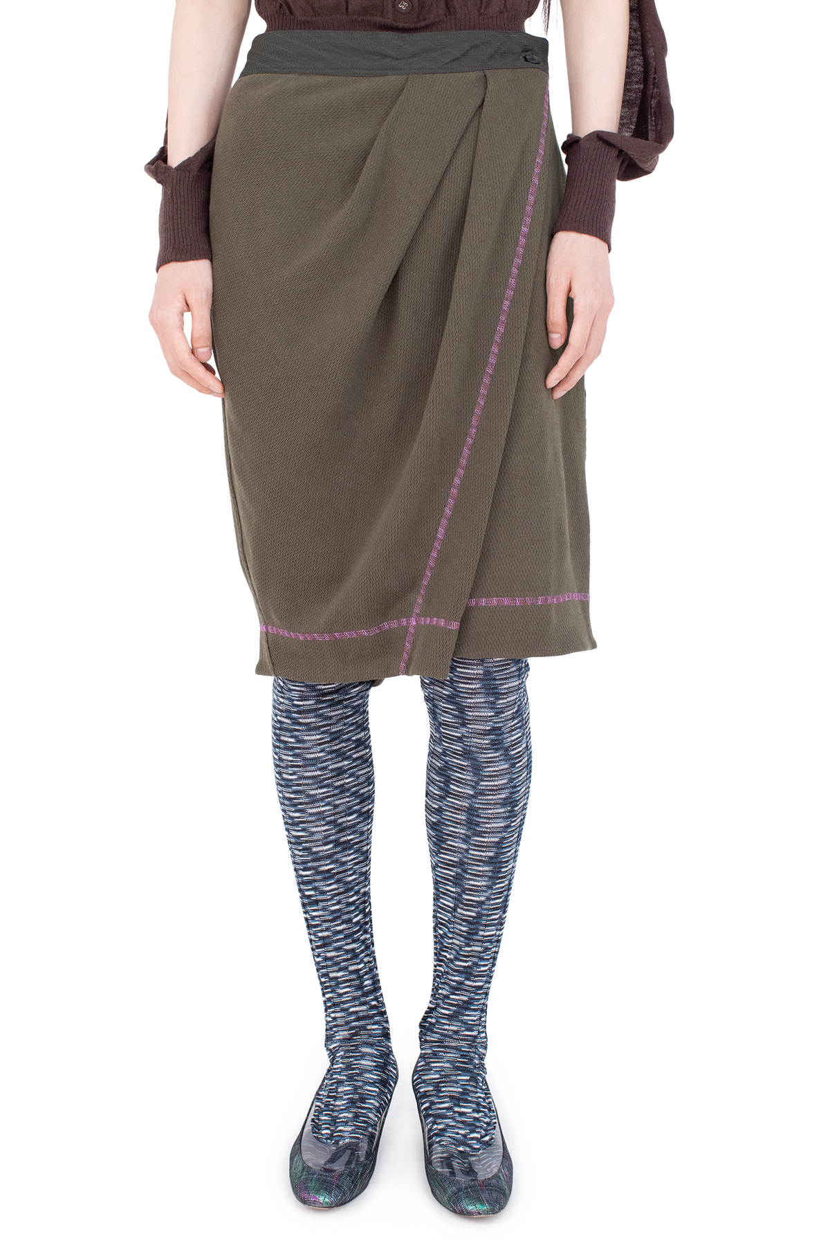 PETREL Draped Culottes — Cedar Green