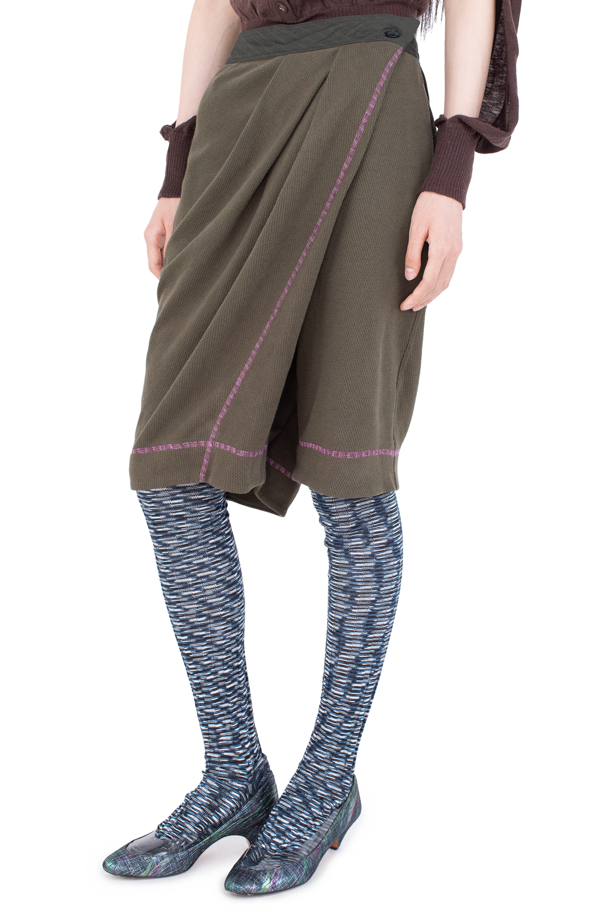 PETREL Draped Culottes — Cedar Green