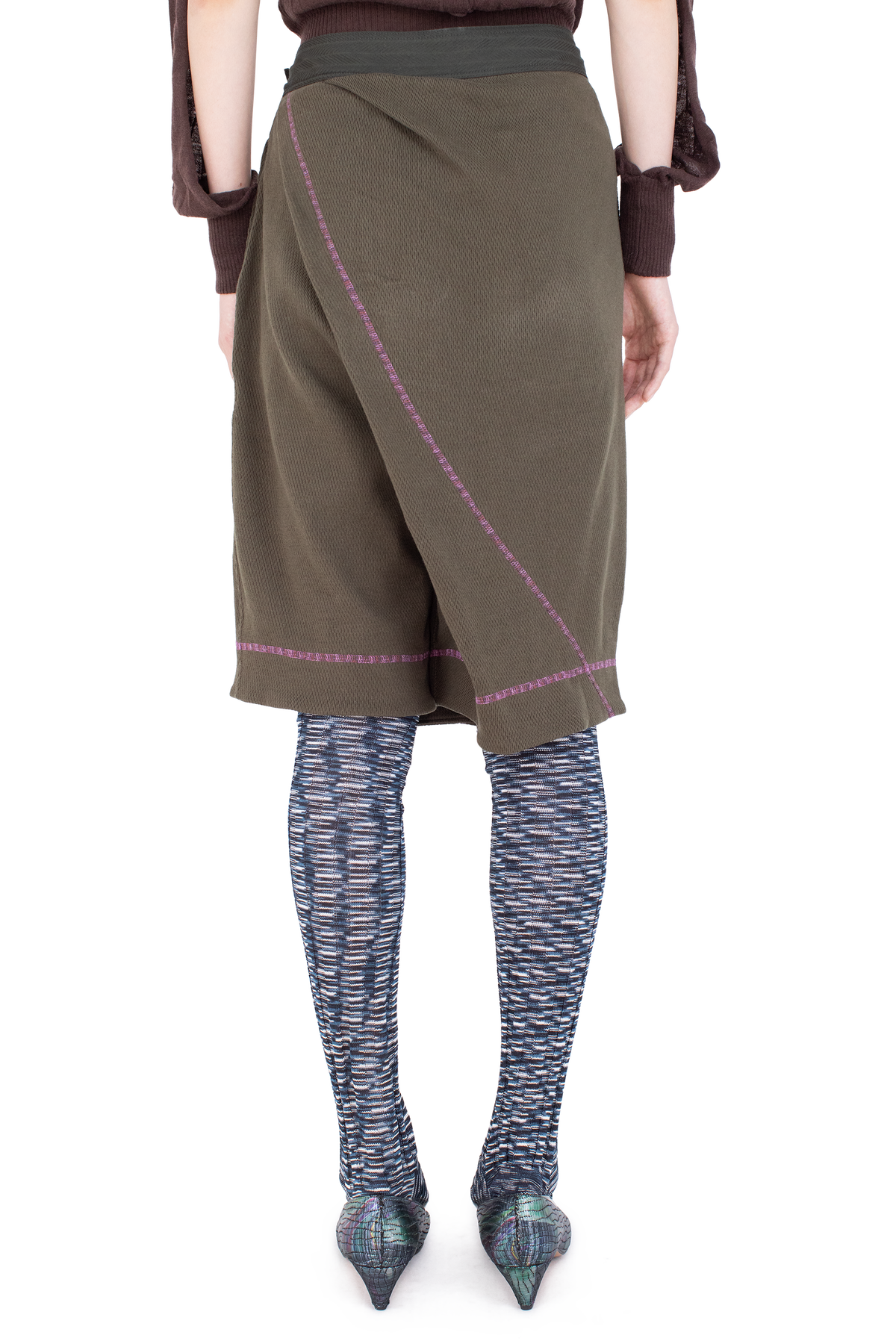 PETREL Draped Culottes — Cedar Green