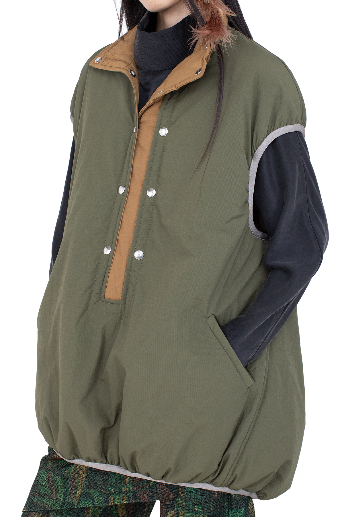 AUK Pullover Gilet — Hunter Green