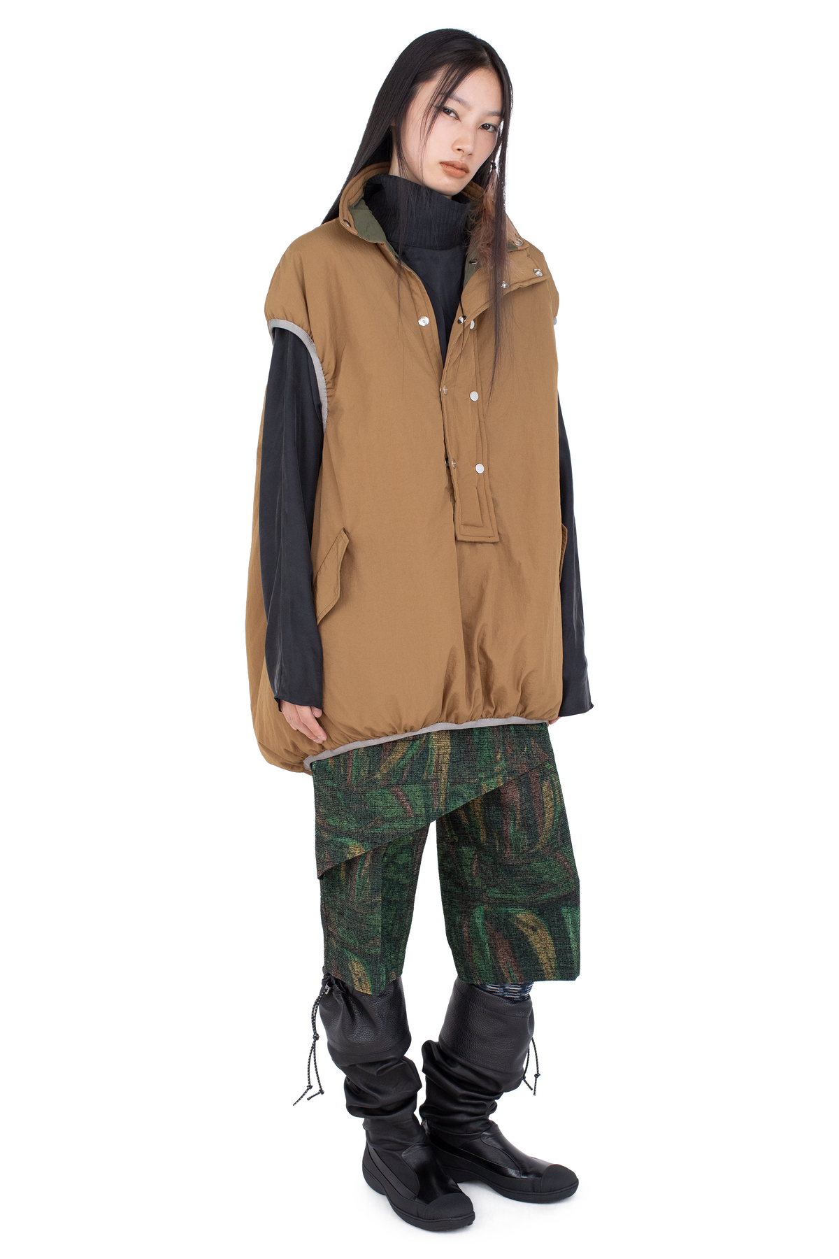 AUK Pullover Gilet — Hunter Green