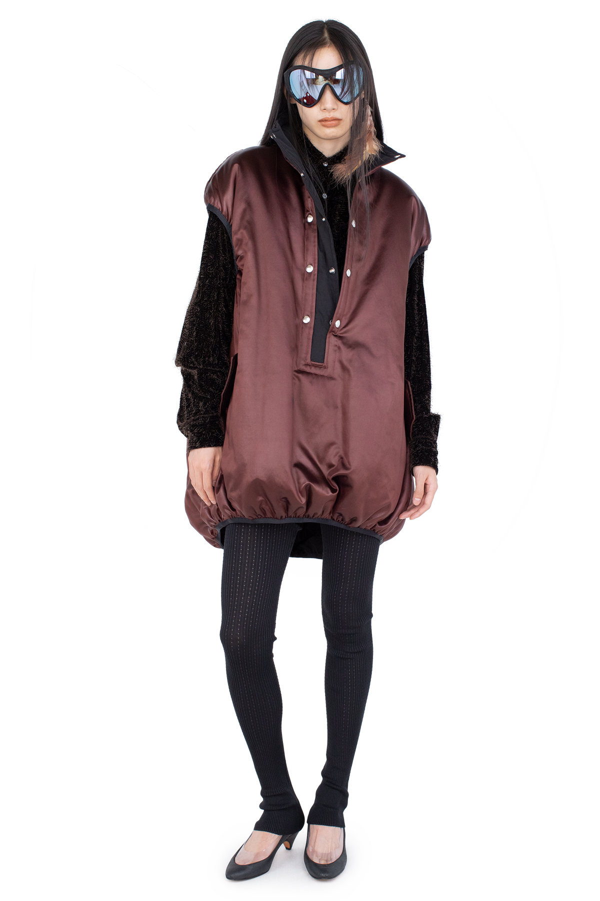 AUK Pullover Gilet — Burnt Umber