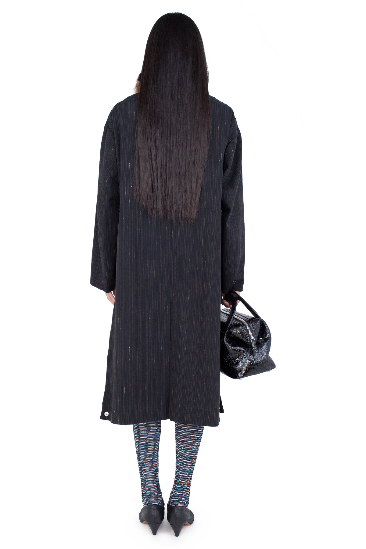 OSPREY Coat — Charcoal & Rose
