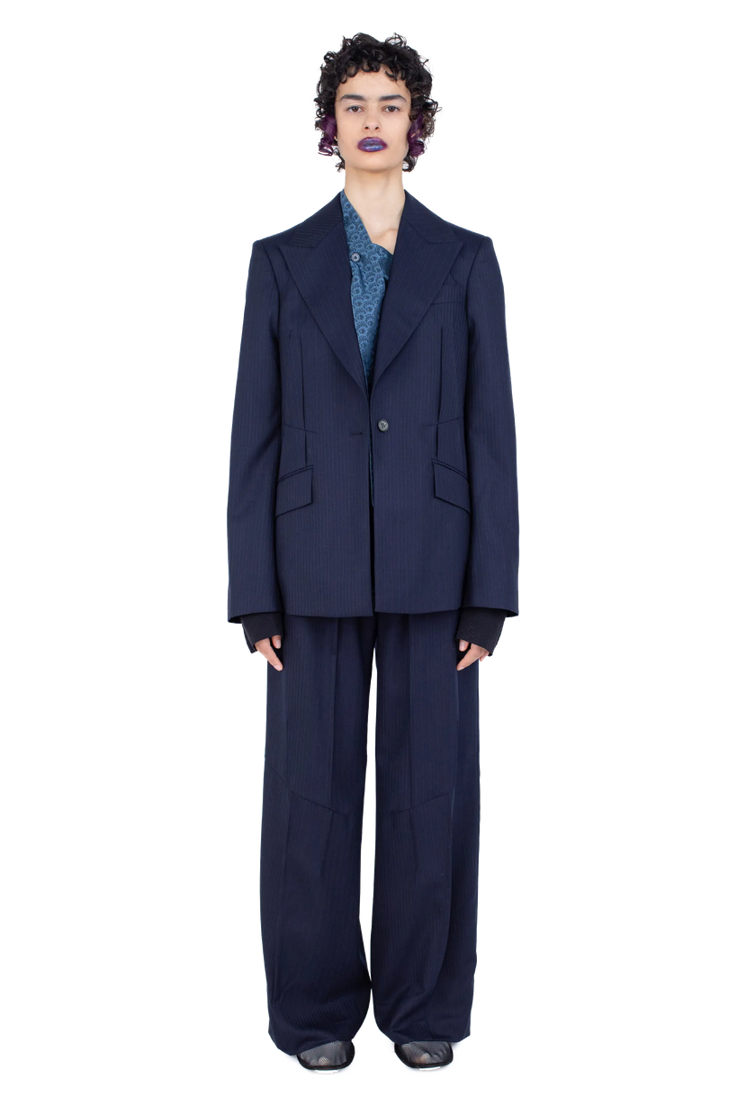 TRIPOLINA Tailored Jacket — Navy