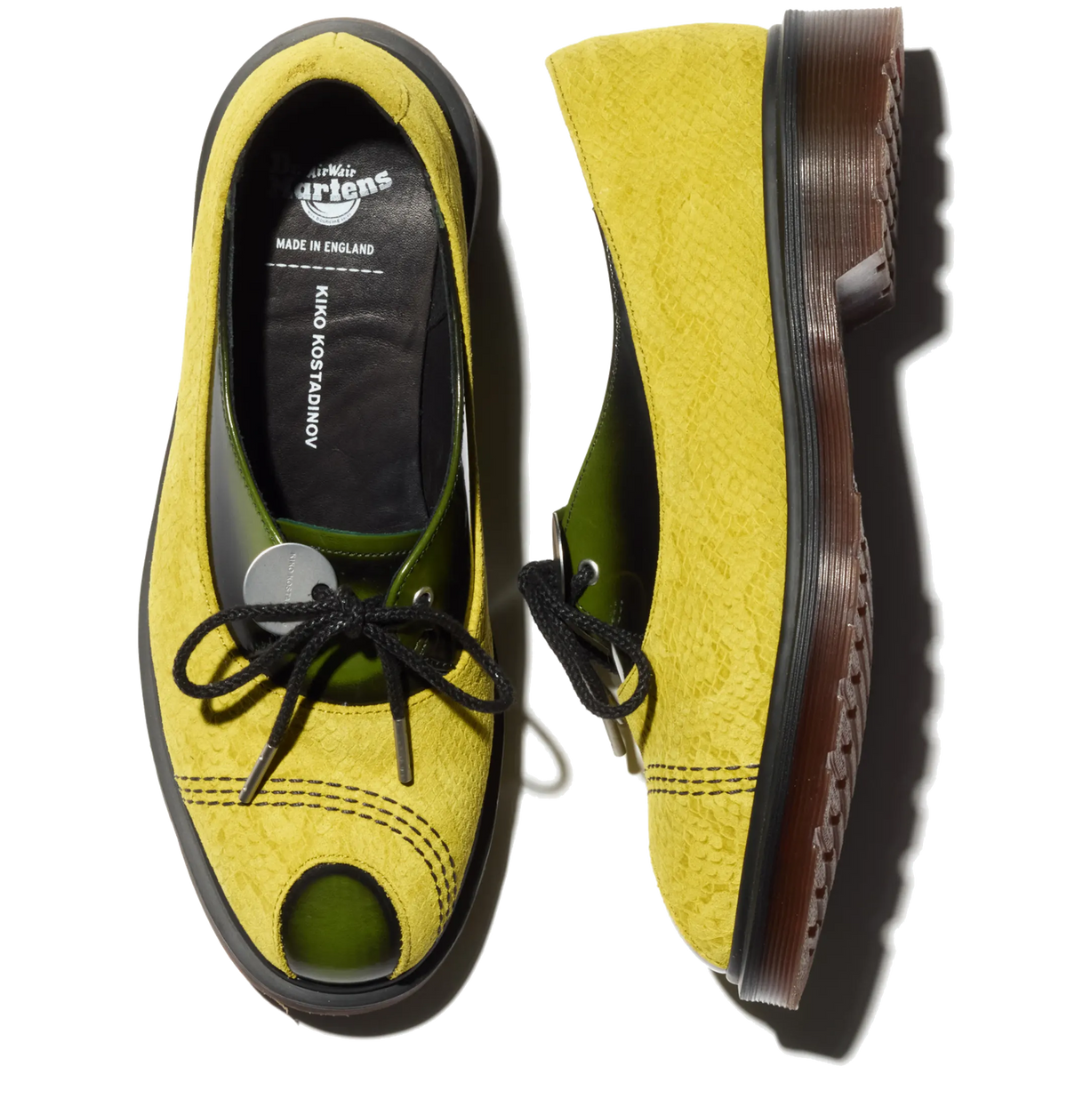 Kiko Kostadinov x Dr. Martens TOE BOX Shoe — Moss Green
