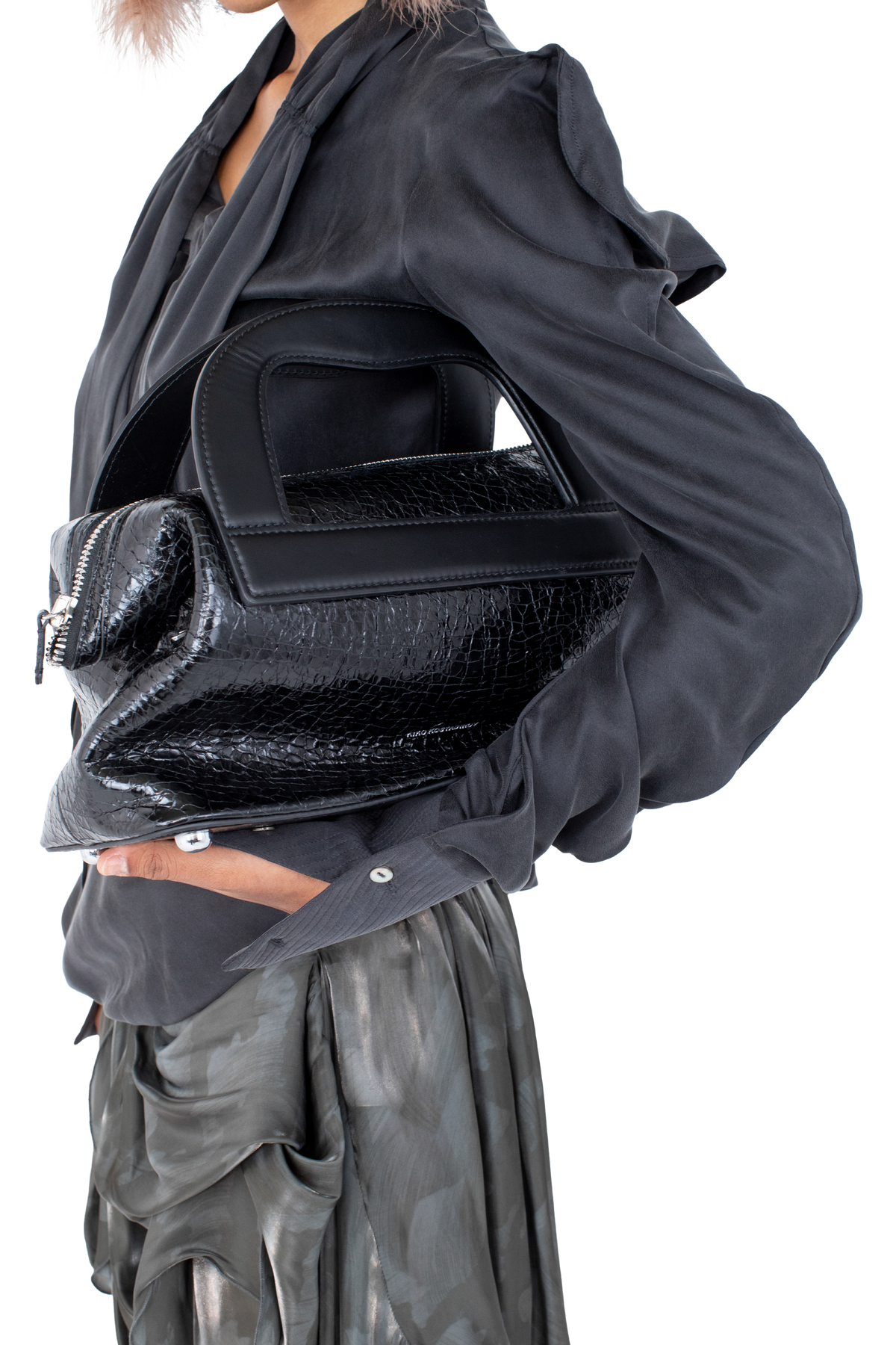 ISADORA Bag — Cracked Black