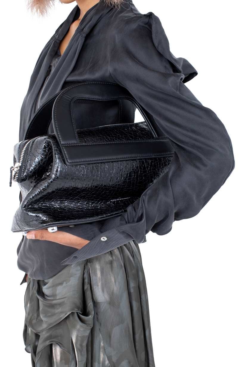 ISADORA Bag — Cracked Black