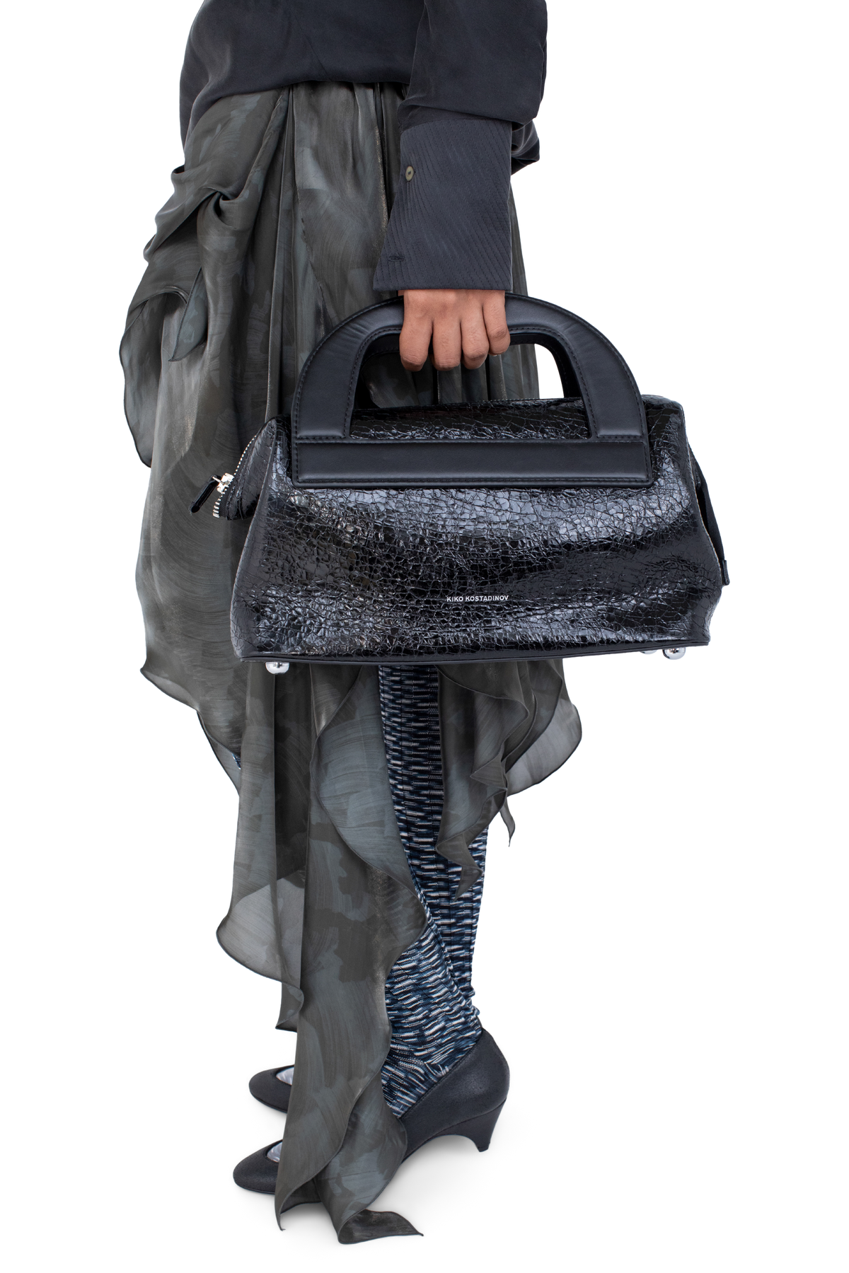 ISADORA Bag — Cracked Black