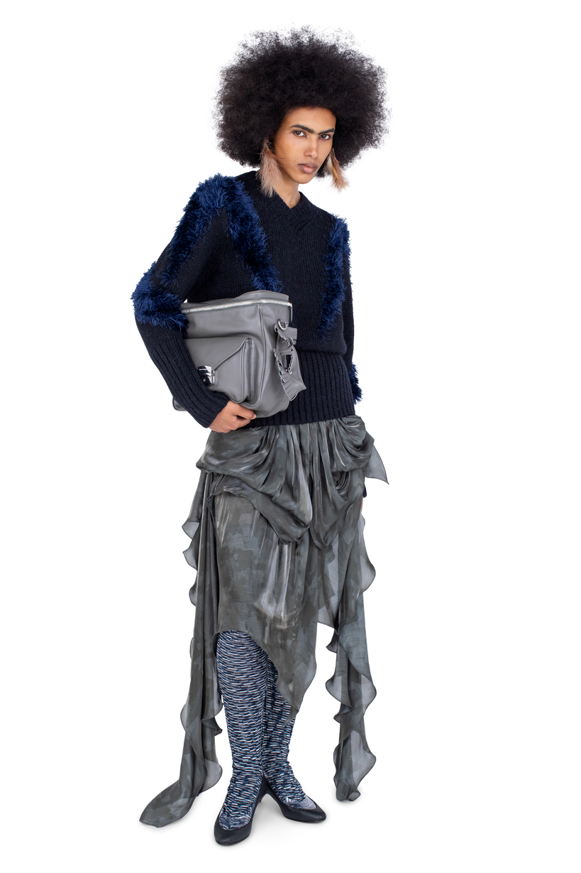 MACAW Jumper — Black Swan / Deep Lake Blue