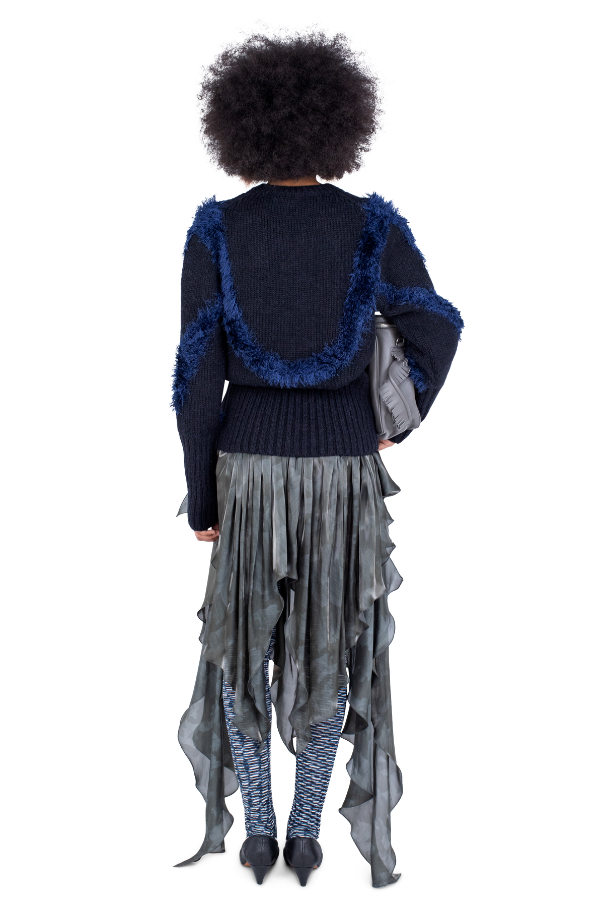 MACAW Jumper — Black Swan / Deep Lake Blue