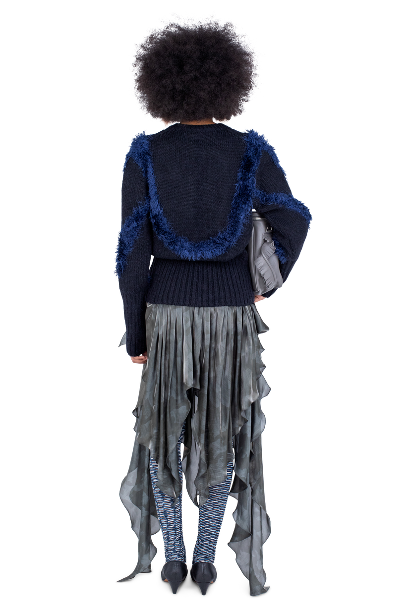 MACAW Jumper — Black Swan / Deep Lake Blue