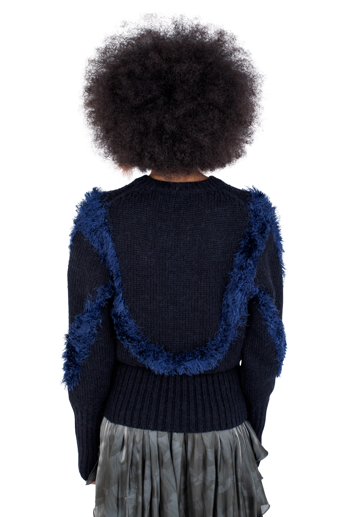MACAW Jumper — Black Swan / Deep Lake Blue