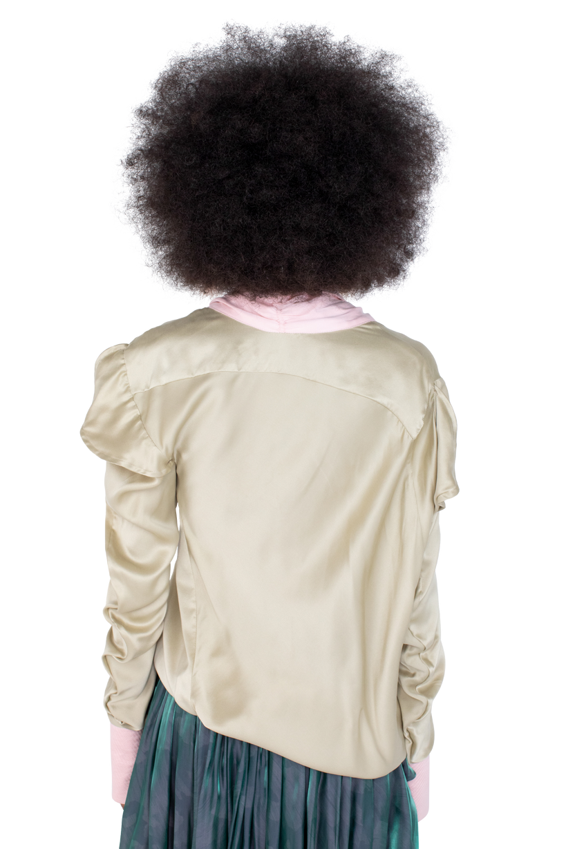 EVELYN Blouse — Pebble