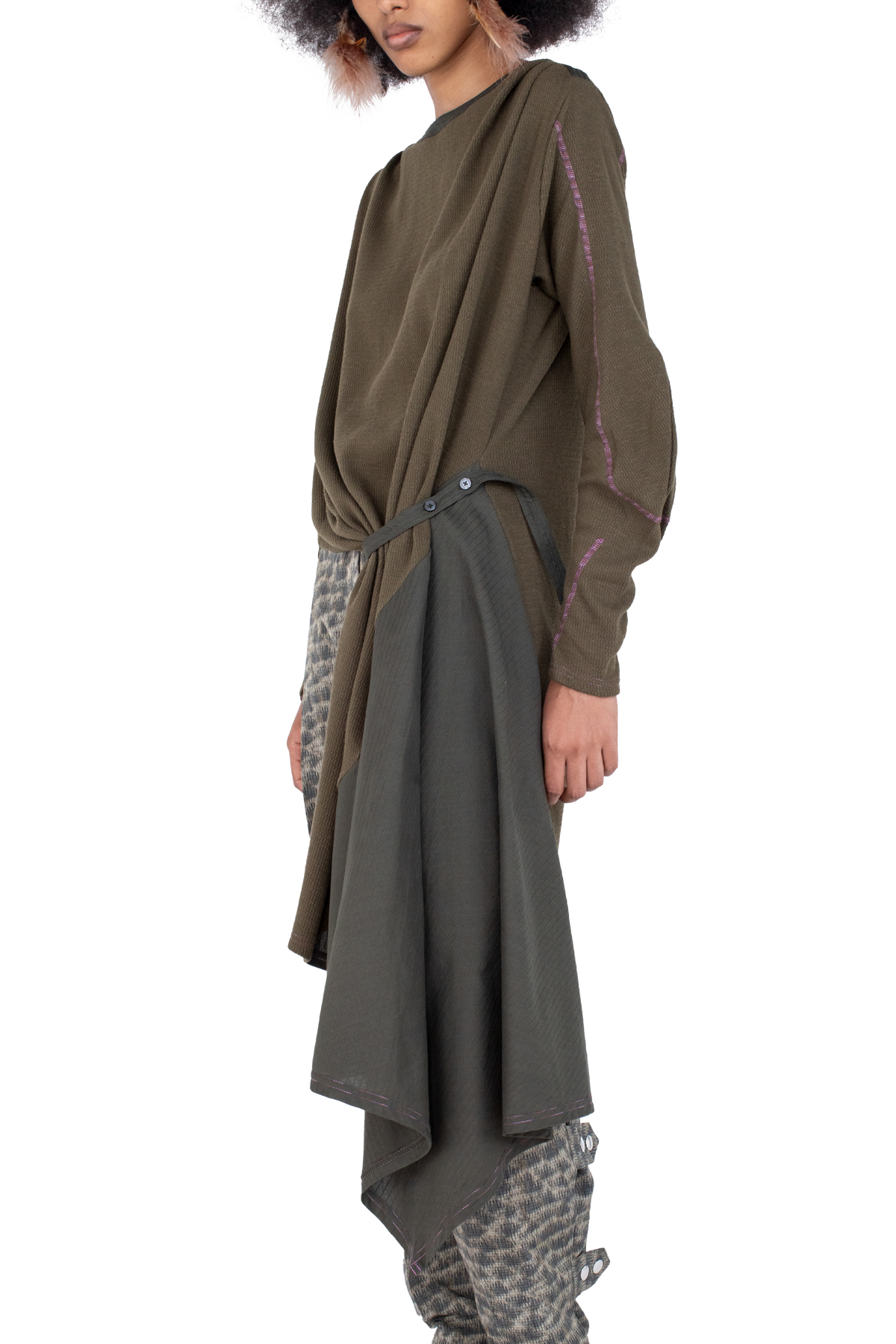 EIDER GODET Dress — Cedar Green