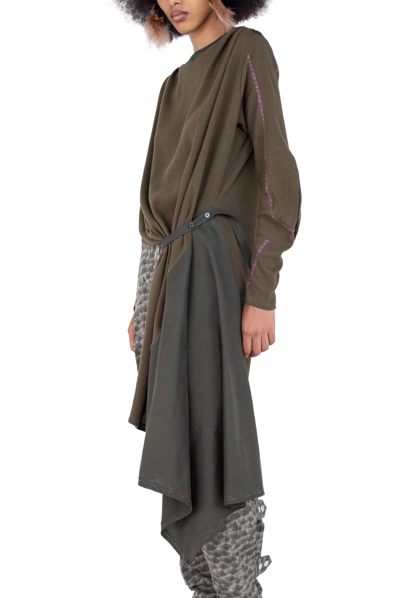 EIDER GODET Dress — Cedar Green
