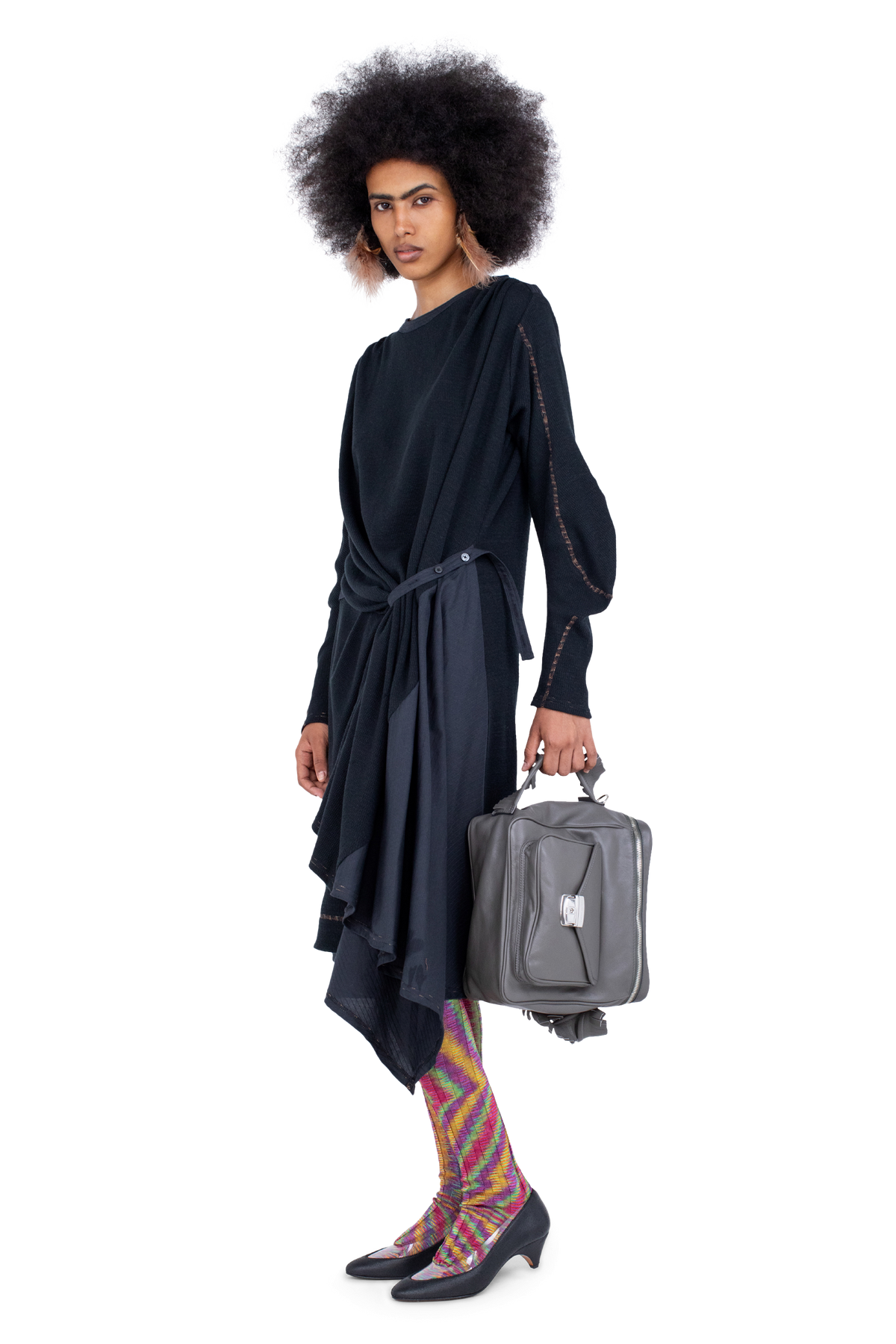 EIDER GODET Dress — Ink Black