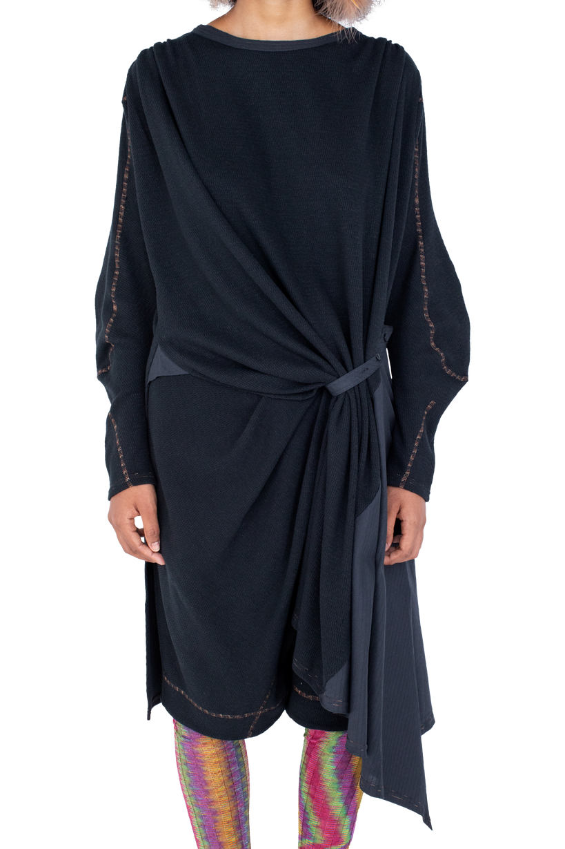 EIDER GODET Dress — Ink Black