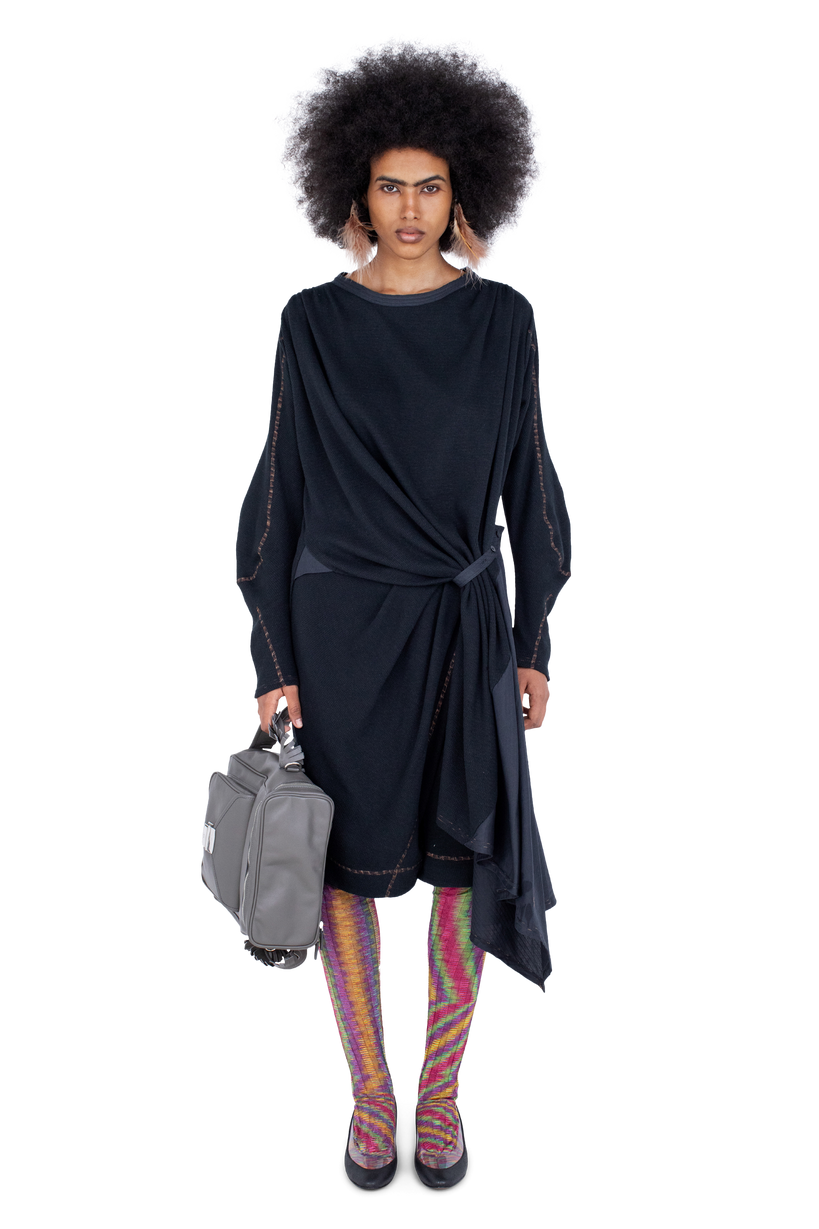 EIDER GODET Dress — Ink Black