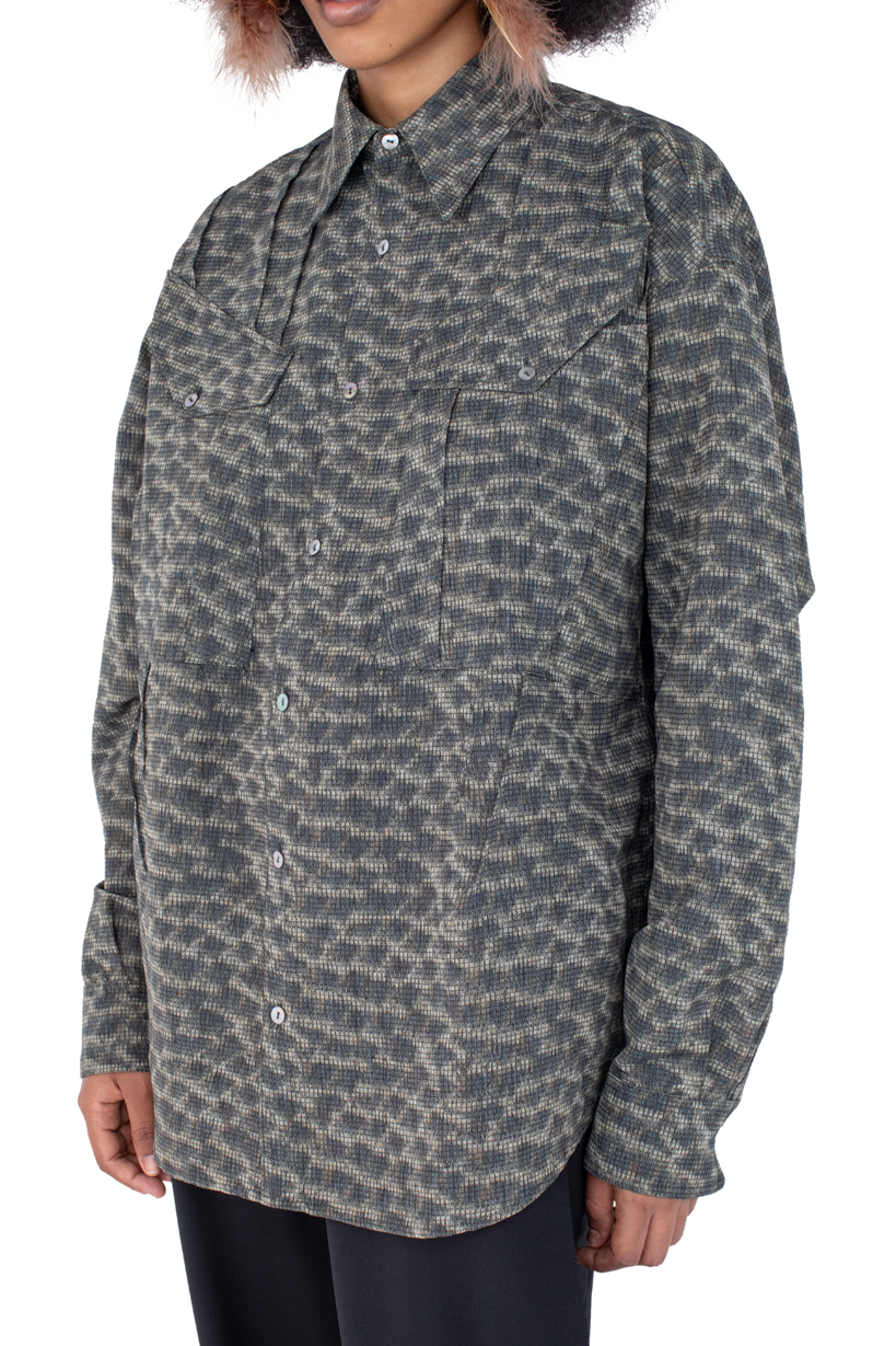 WEKA Shirt — Feather Print
