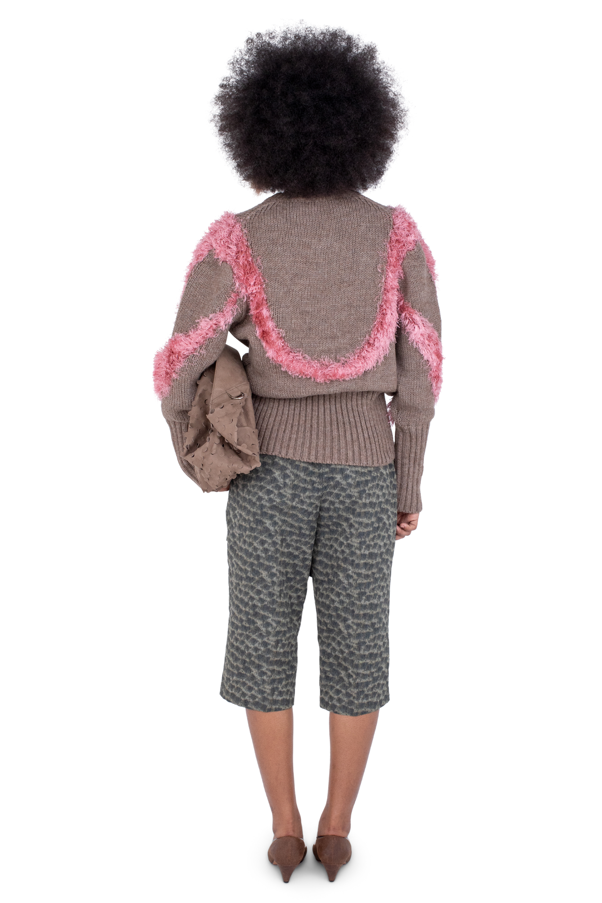 MACAW Jumper — Dove Brown / Redpoll Pink