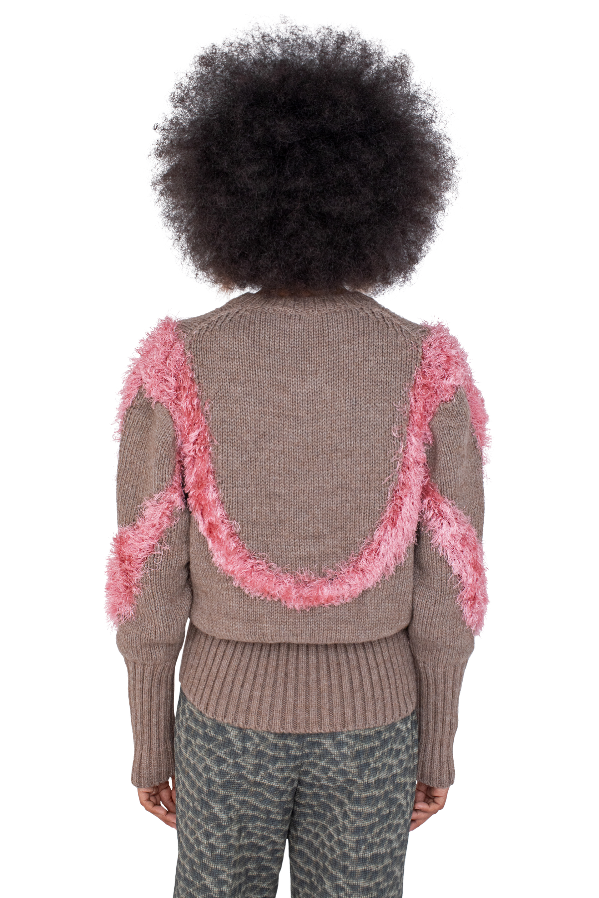 MACAW Jumper — Dove Brown / Redpoll Pink