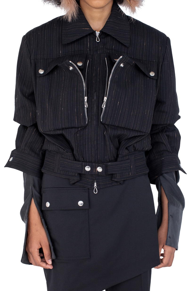 PEREGRINE Jacket — Charcoal / Rose