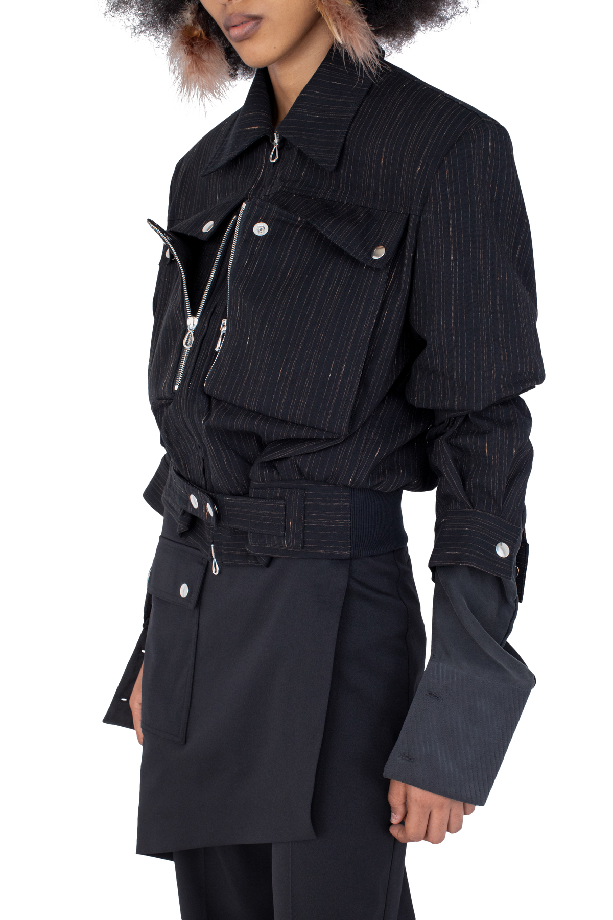 PEREGRINE Jacket — Charcoal / Rose