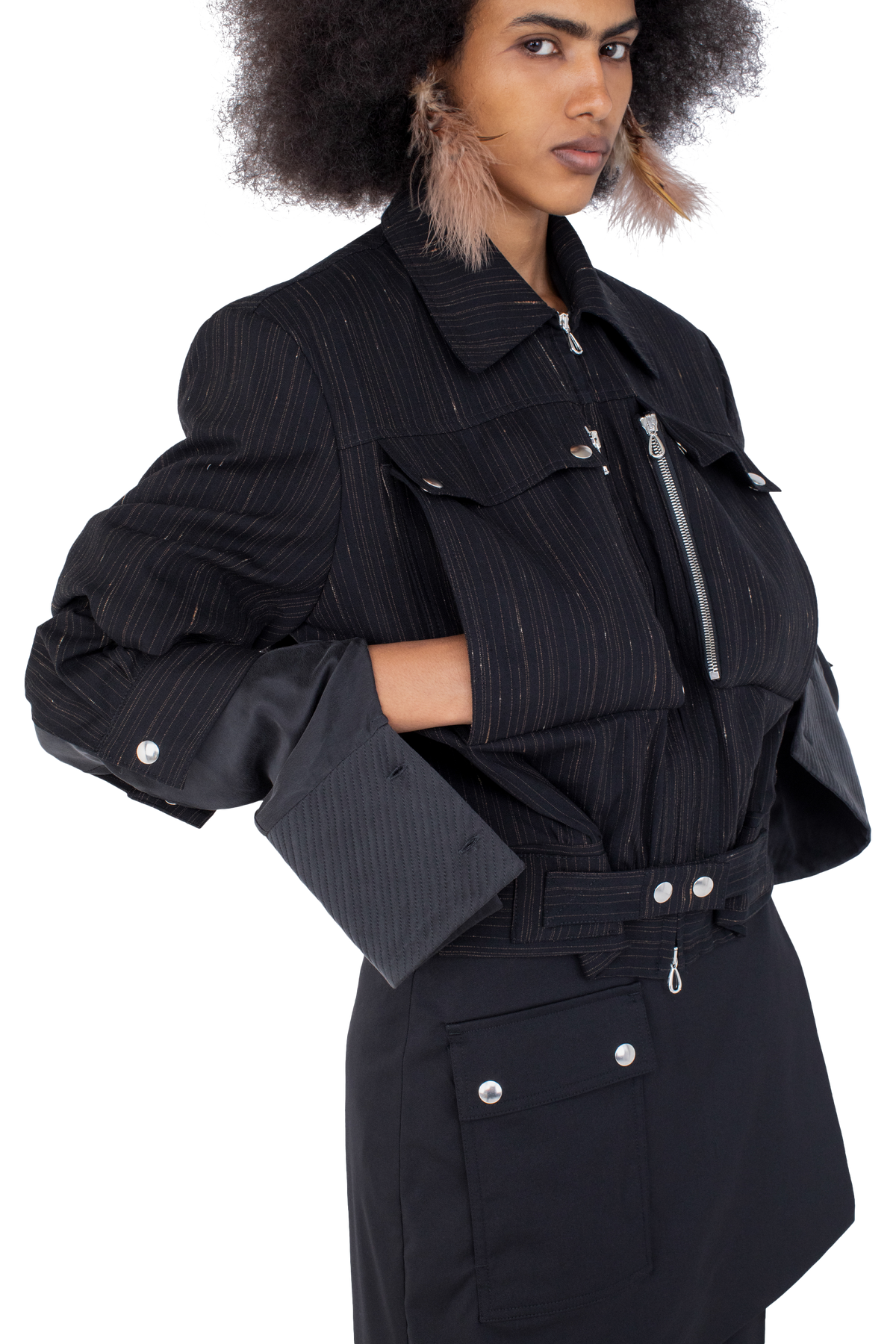 PEREGRINE Jacket — Charcoal / Rose