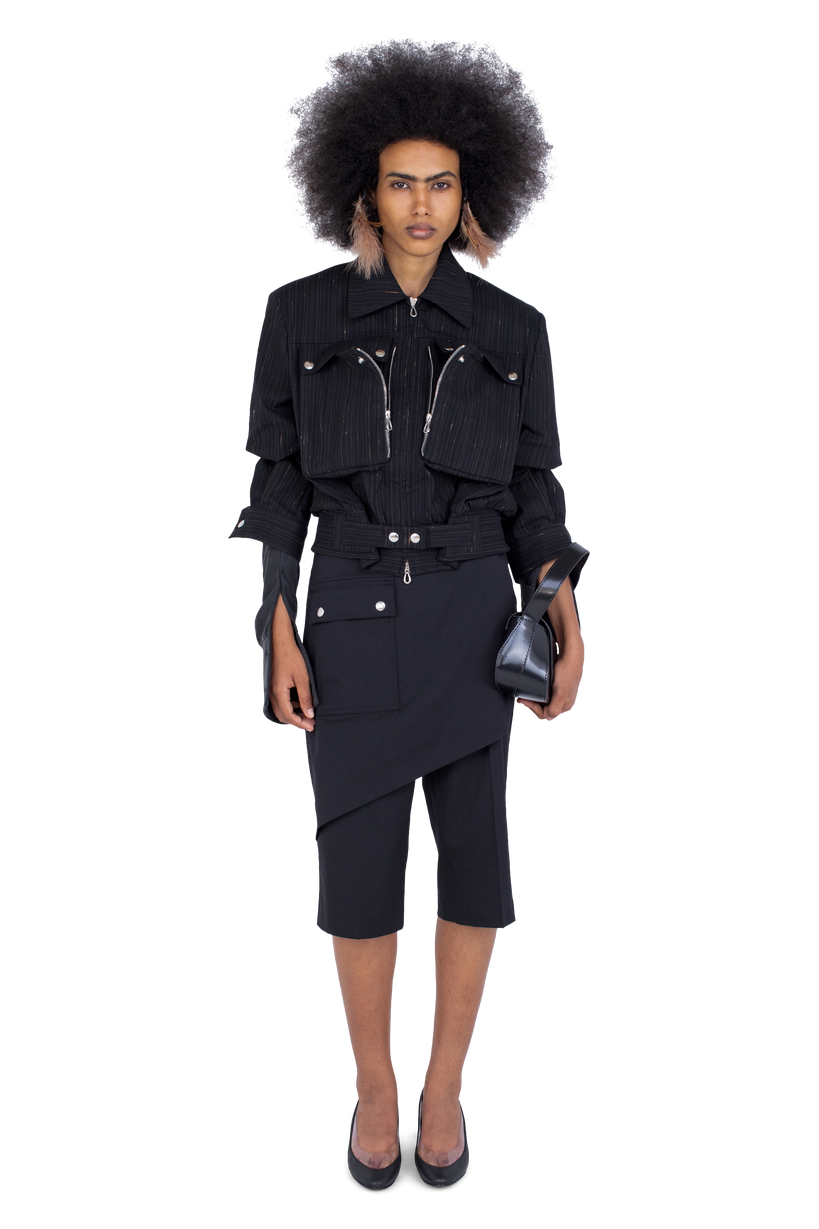 PEREGRINE Jacket — Charcoal / Rose