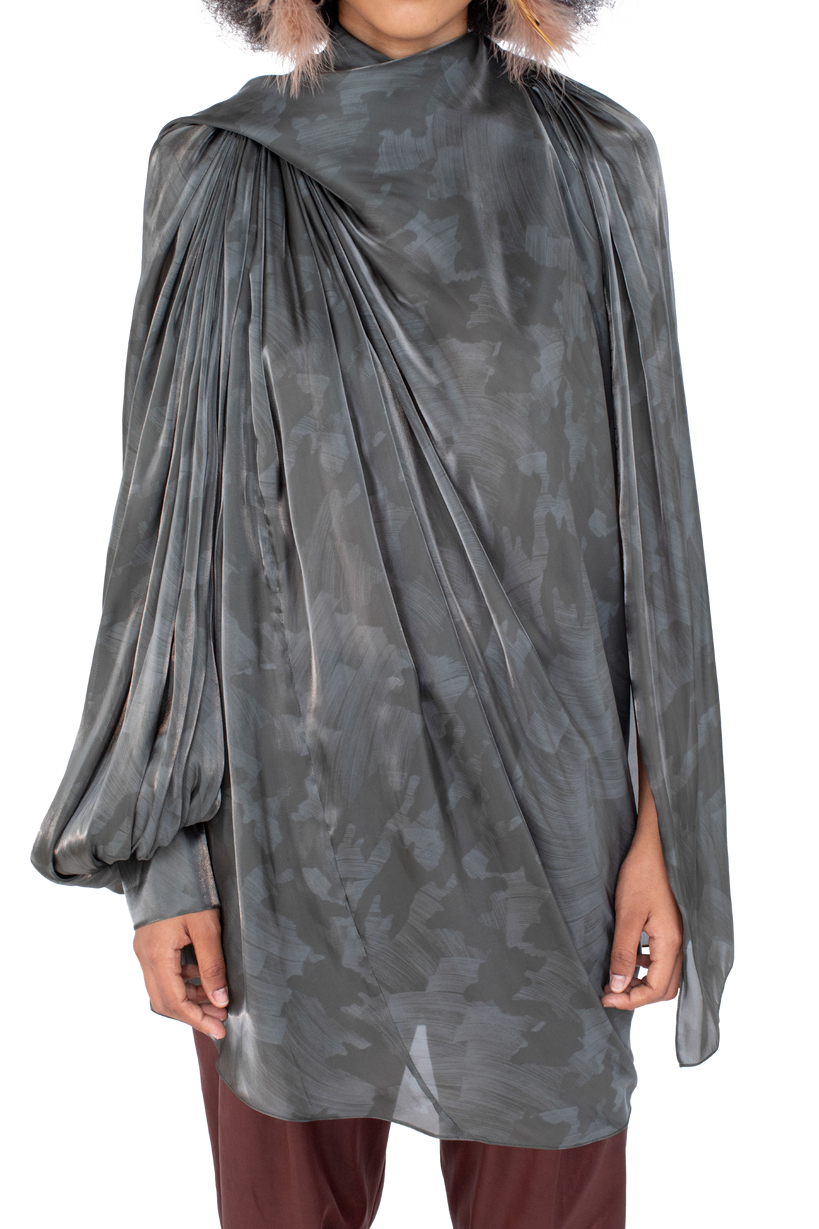 CASPIAN Dress — Slate Brush