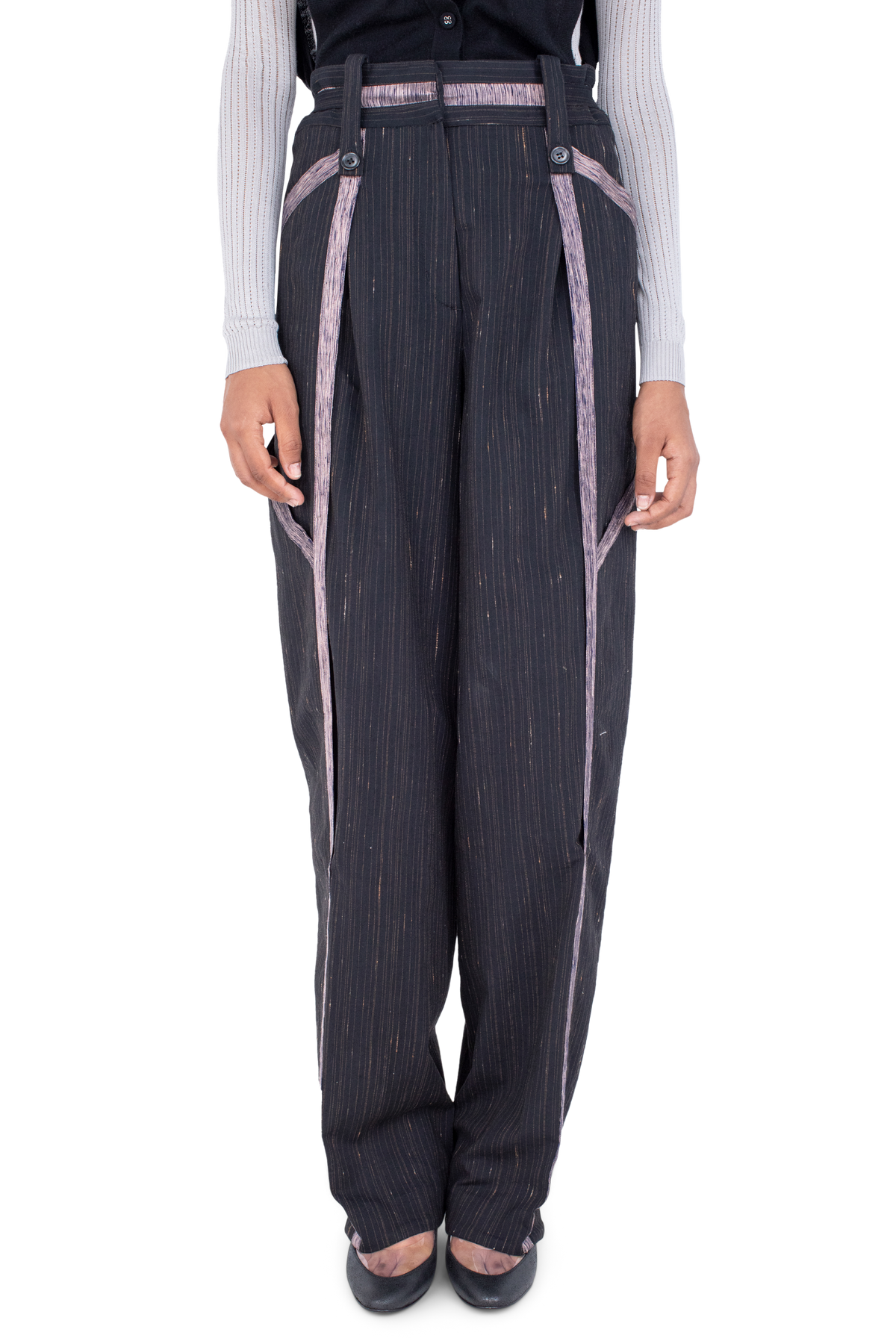 AUDAX Trousers — Charcoal / Rose