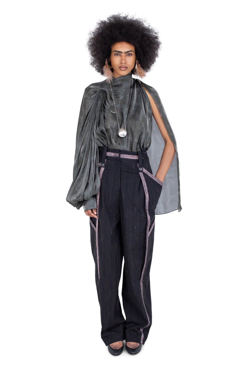 AUDAX Trousers — Charcoal / Rose