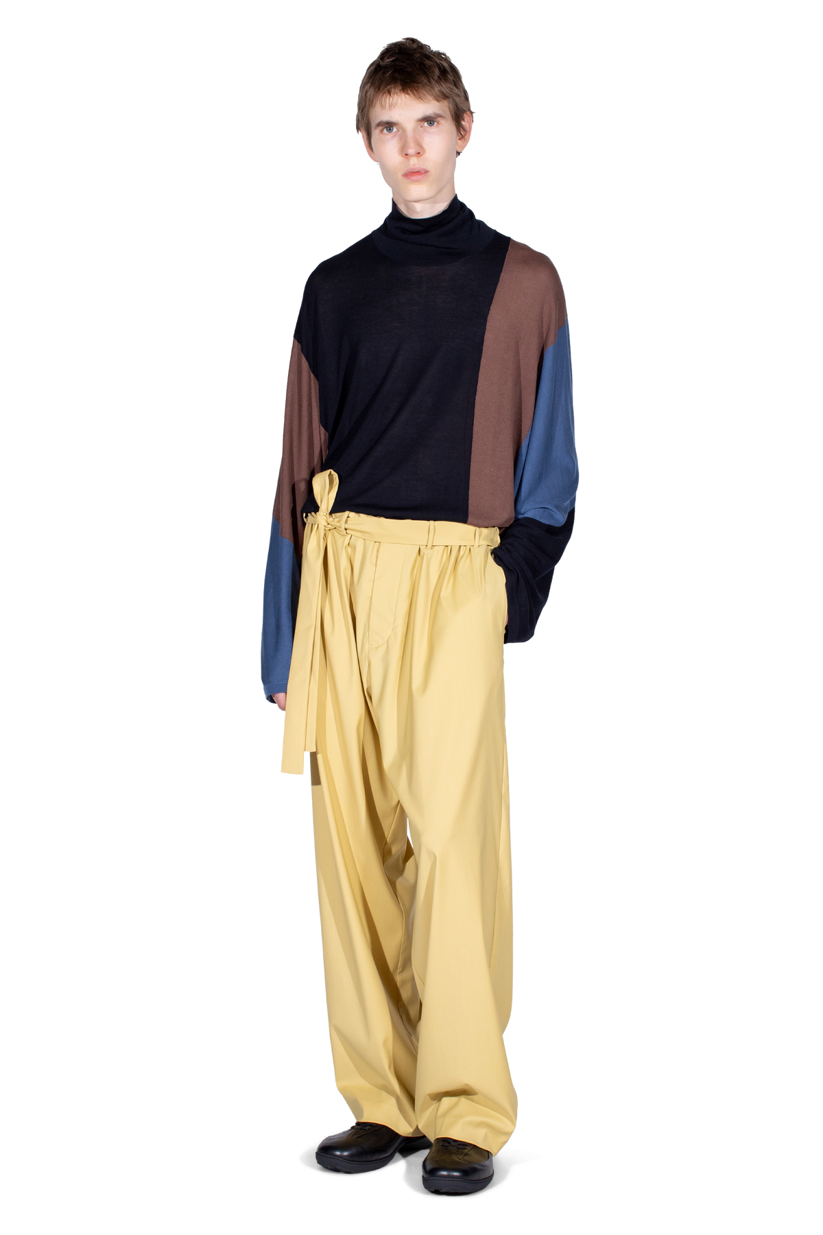 LAAN Gathered Trousers — Mimosa (Exclusive)