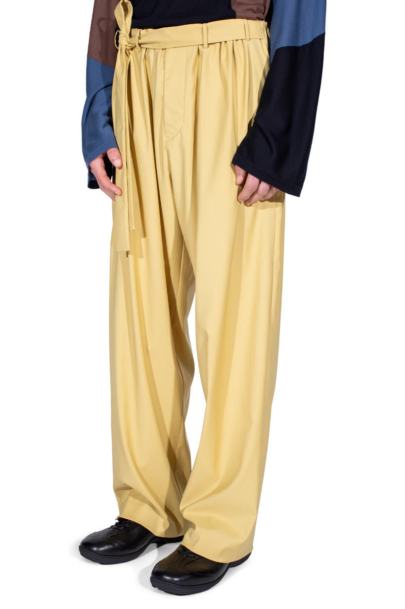 LAAN Gathered Trousers — Mimosa (Exclusive)