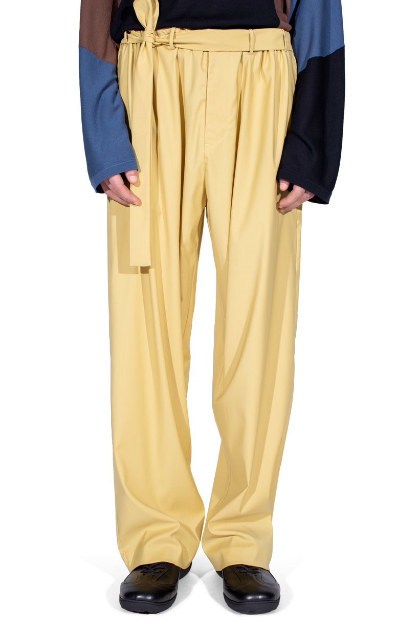 LAAN Gathered Trousers — Mimosa (Exclusive)