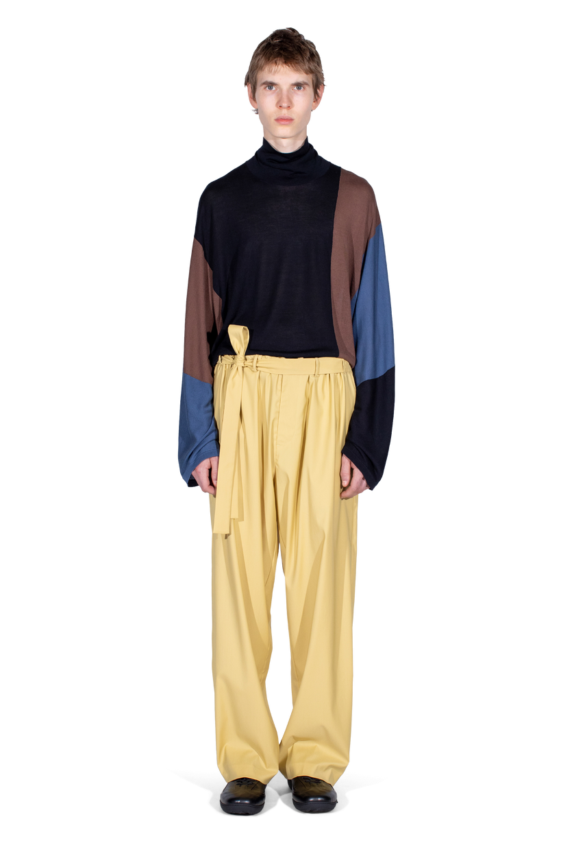 LAAN Gathered Trousers — Mimosa (Exclusive)