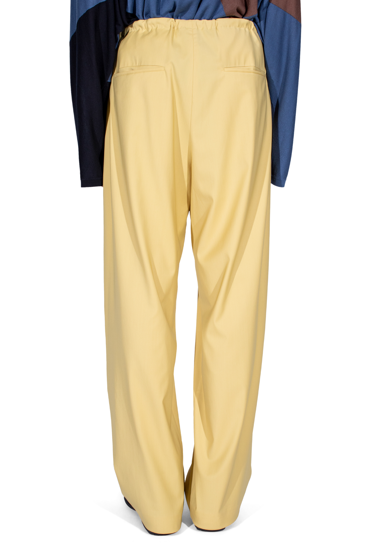 LAAN Gathered Trousers — Mimosa (Exclusive)