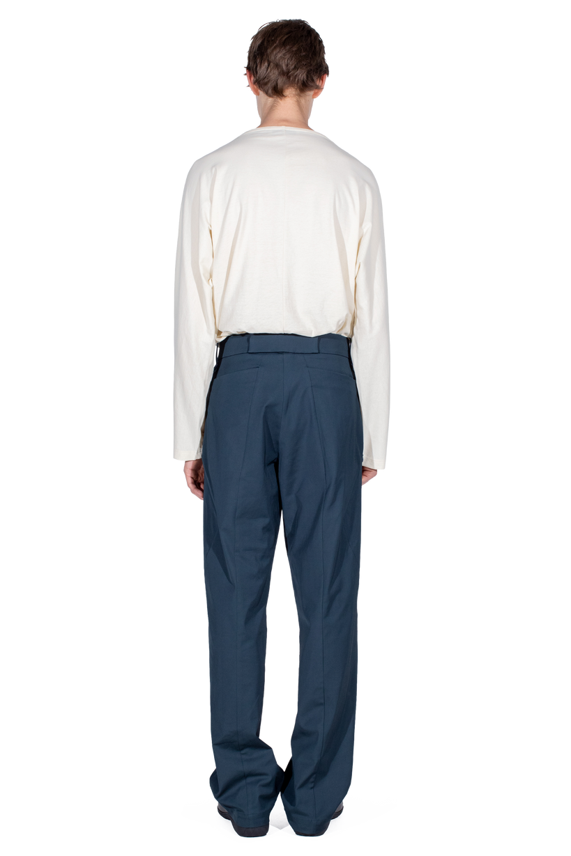 ERDIKO Trousers — Petrol Blue
