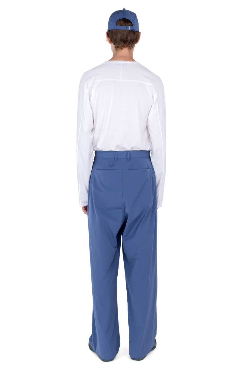 KIPPEL Wrap Trousers — Abyss Blue
