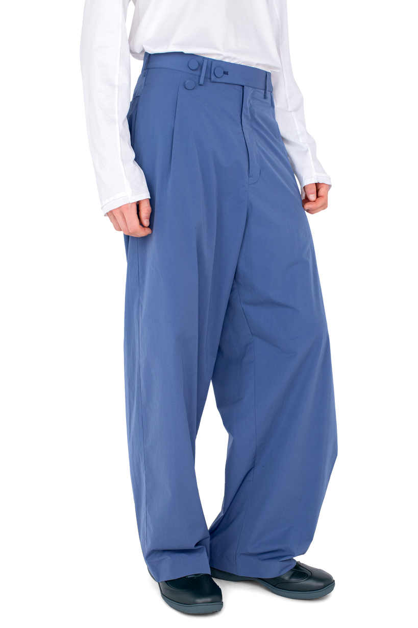 KIPPEL Wrap Trousers — Abyss Blue