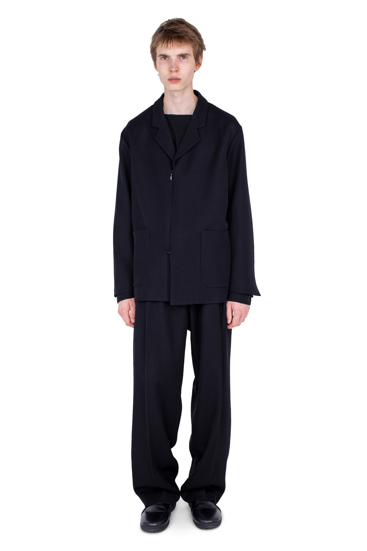 VOTIVE Zip Blazer — Jet Black