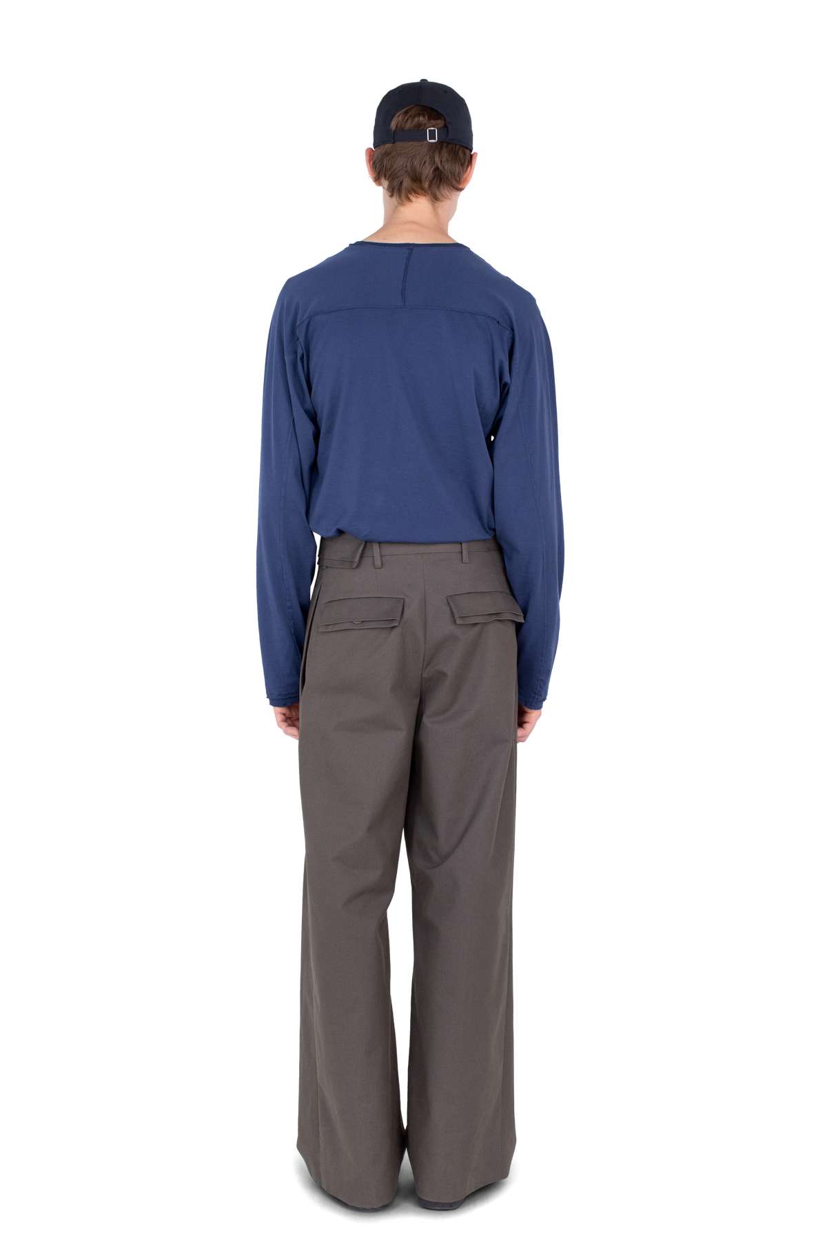 DIEZE Wide Trousers — Khaki