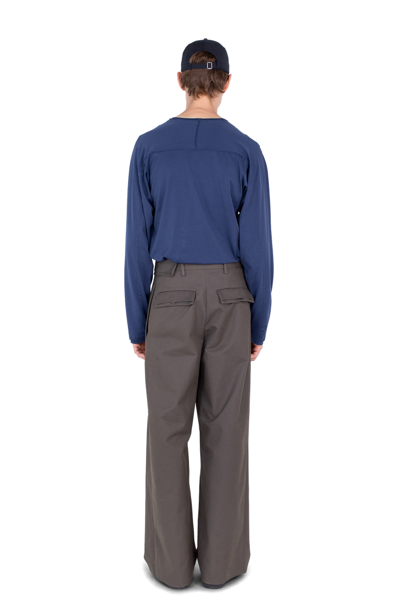 DIEZE Wide Trousers — Khaki