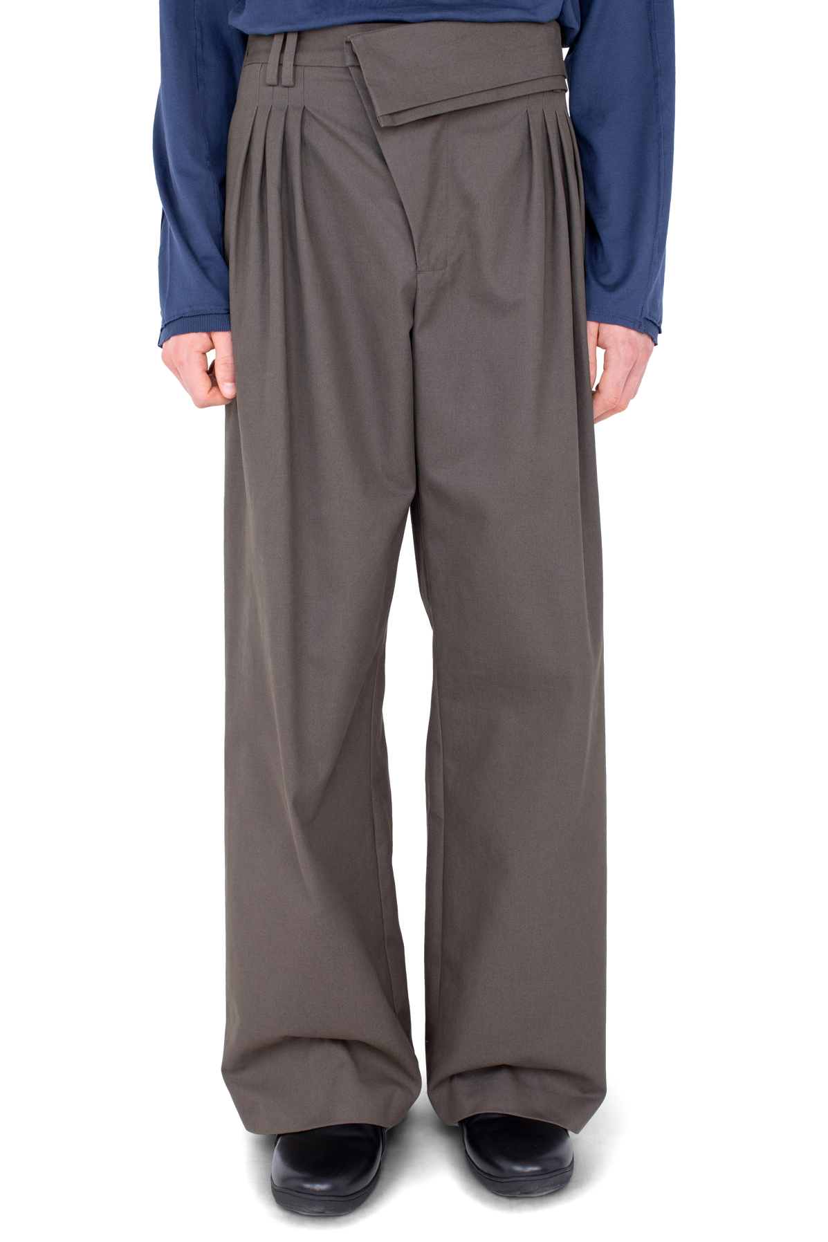DIEZE Wide Trousers — Khaki – KIKO KOSTADINOV